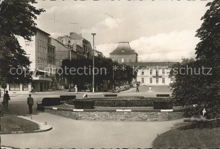 Bonn Rhein Kaiserplatz mit Universitaet