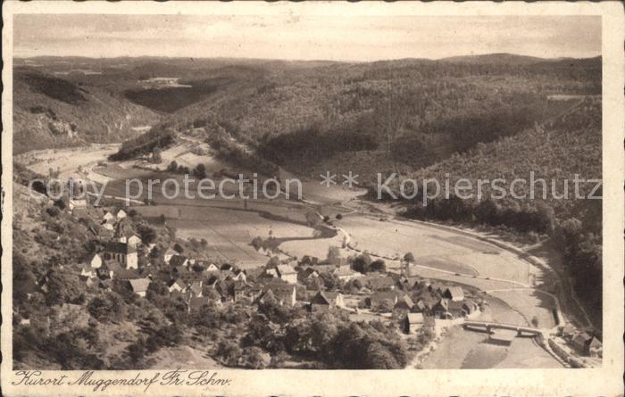 Muggendorf Fraenkische Schweiz Panorama