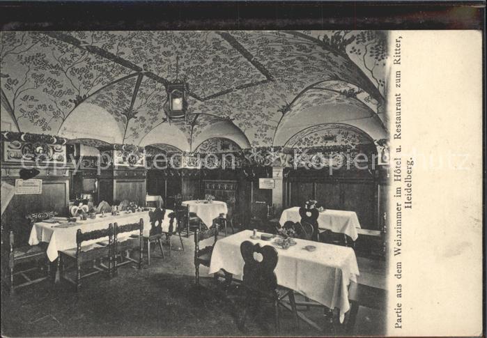 Heidelberg Neckar Hotel Restaurant zum Ritter Weinzimmer