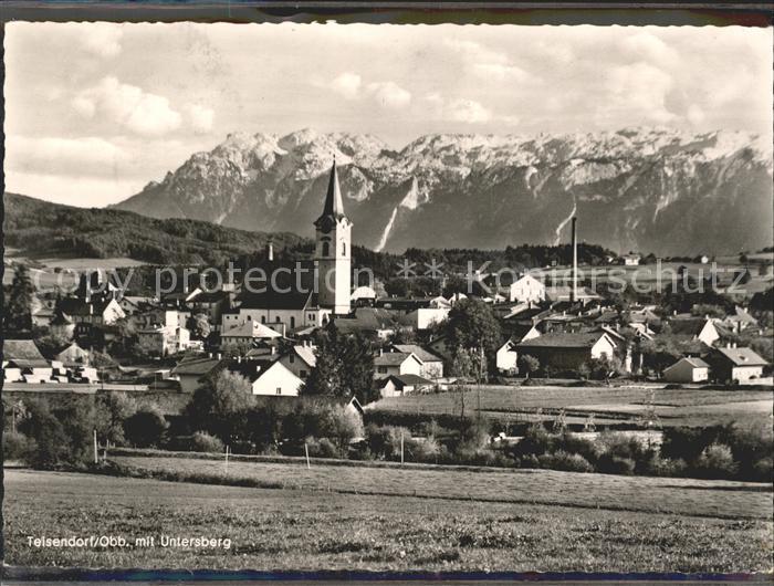 Teisendorf Oberbayern mit Untersberg