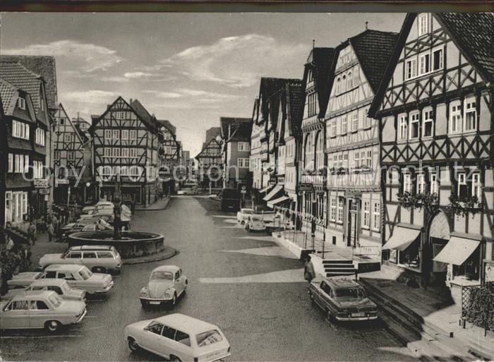Fritzlar Markt Fachwerkhaeuser