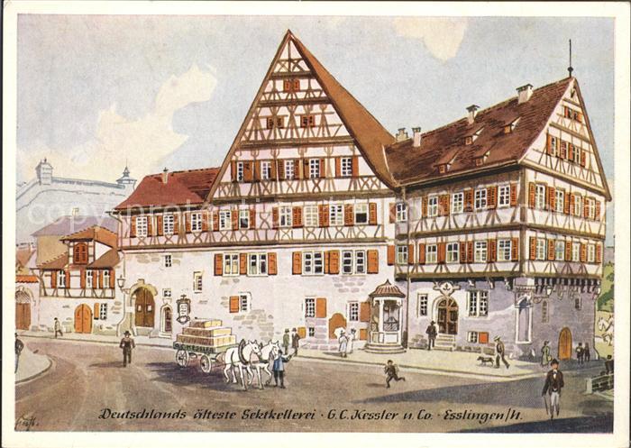 Esslingen Neckar Kessler und Co Sektkellerei