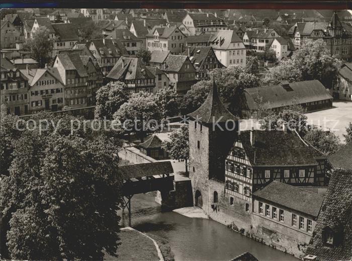 Schwaebisch Hall Flussschleife am Unterwoehrd mit Haalplatz
