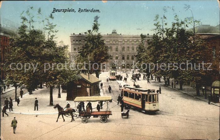 Strassenbahn Beursplein Rotterdam