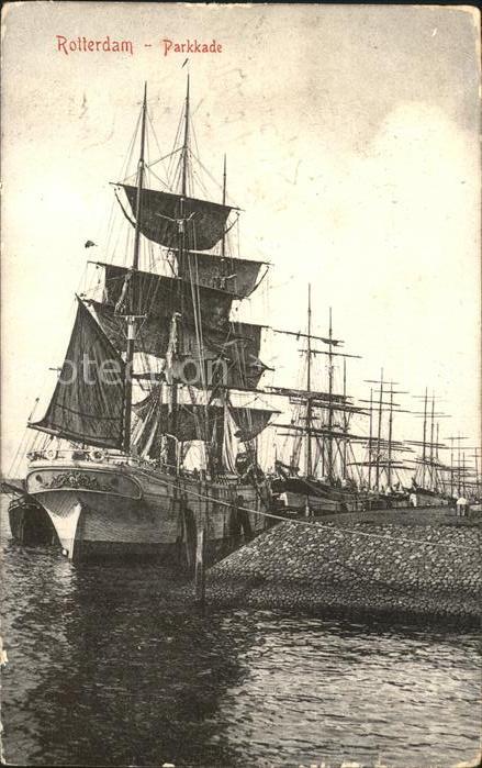 Segelschiffe Parkkade Rotterdam