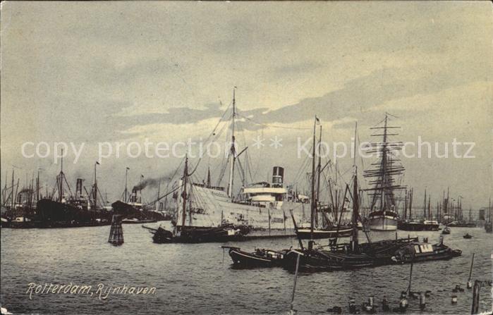 Dampfer Oceanliner Segelschiffe Rijnhaven Rotterdam