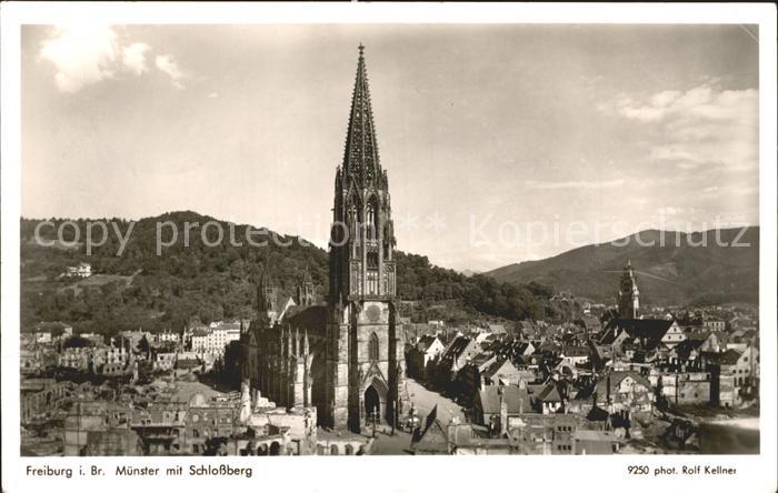 Foto Kellner Rolf Nr. 9250 Freiburg im Breisgau Münster Schlo
