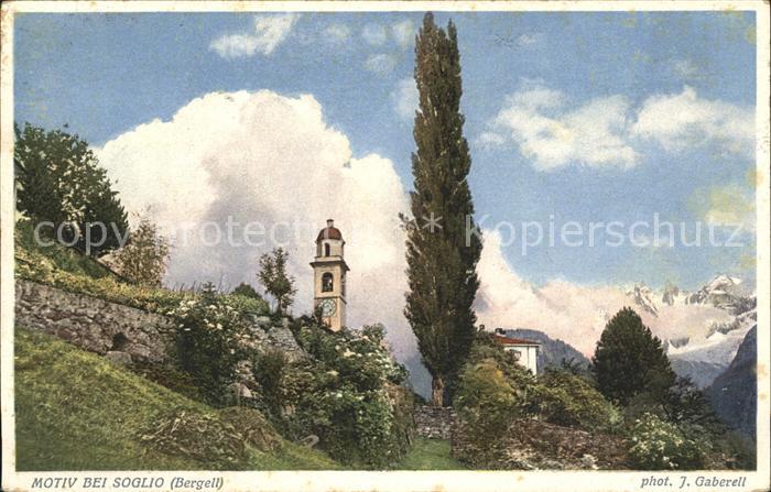 Foto Gaberell J. Nr. 4010 Motiv bei Soglio Bergell