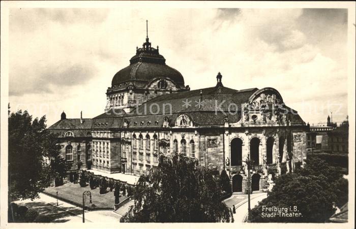 Theatergebaeude Stadt-Theater Freiburg im Breisgau