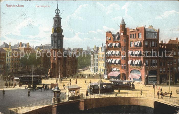 Strassenbahn Amsterdam Sophiaplein