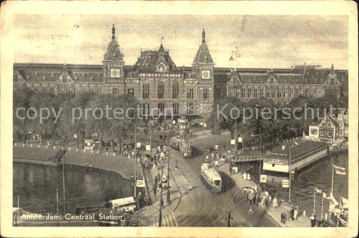 Strassenbahn Centraal Station Amsterdam