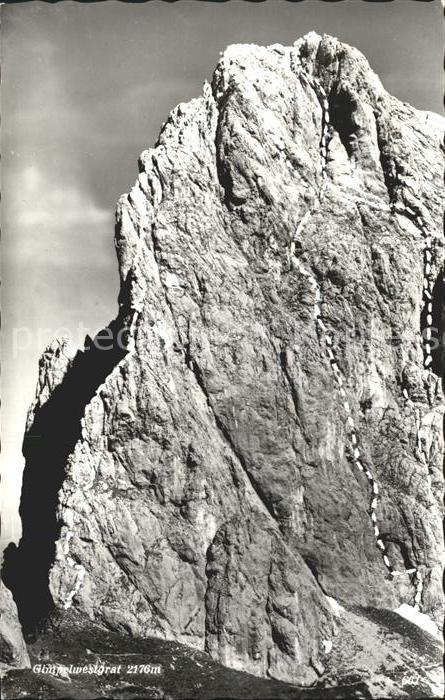 Bergsteigen Klettern Gimpelwestgrat