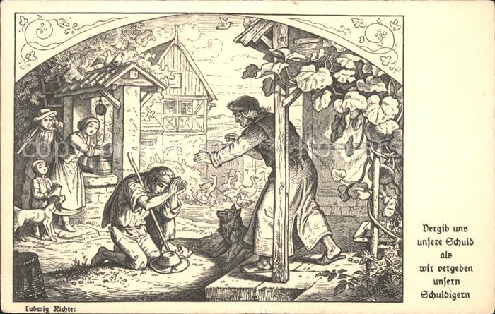 Richter Ludwig Vaterunser in Bildern Vergib uns unsere Schuld