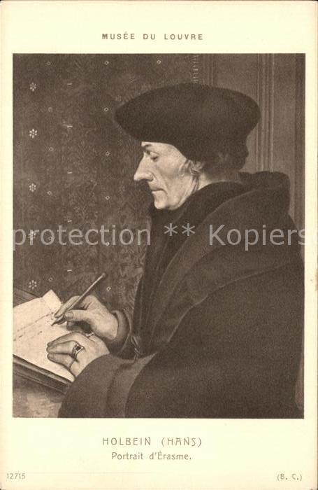 Holbein Hans Portrait d Erasme