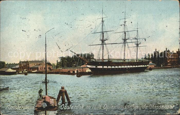 Segelschiffe Amsterdam Oosterdok H.M. Opleidingsschip de Wassenaar