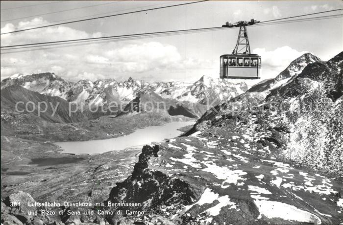 Seilbahn Diavolezza Berninaseen Pizzo di Sena Co