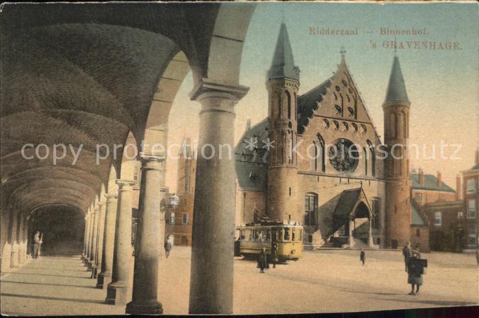 Strassenbahn 's Gravenhage Ridderzaal Binnenhof