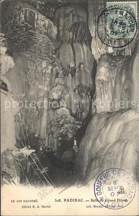 Hoehlen Caves Grottes Padirac Salle Grand Dome