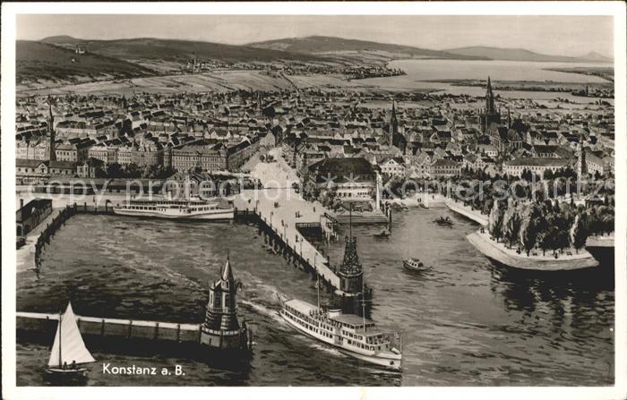 Dampfer Binnenschifffahrt Konstanz am Bodensee Hafen