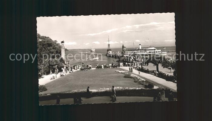 Dampfer Binnenschifffahrt Stadt ueberlingen Konstanz Hafen