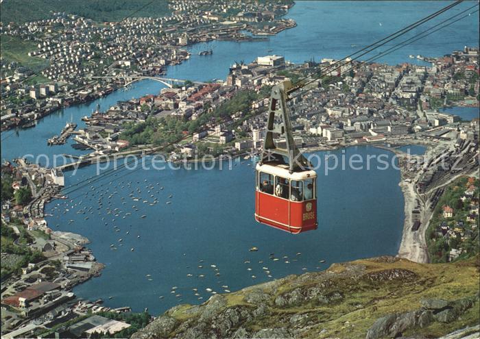 Seilbahn Ulriken Bergen Norwegen