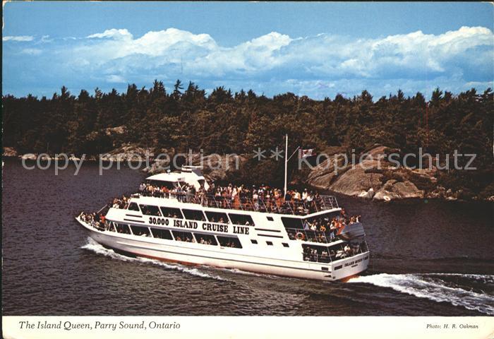 Motorboote Island Queen Parry Sound Ontario