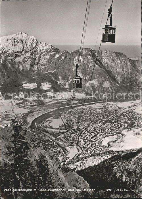 Seilbahn Predigtstuhl Bad Reichenhall Hochstaufen Foto-E.-Baumann-Nr. 1222