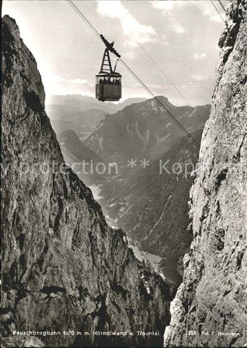 Seilbahn Rauschberg Hoerndlwand Trauntal Foto-E.-Baumann-Nr. 1855