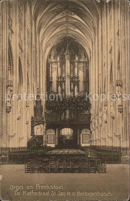 Kirchenorgel Preekstoel Kathedraal St. Jan s Hertogenbosch