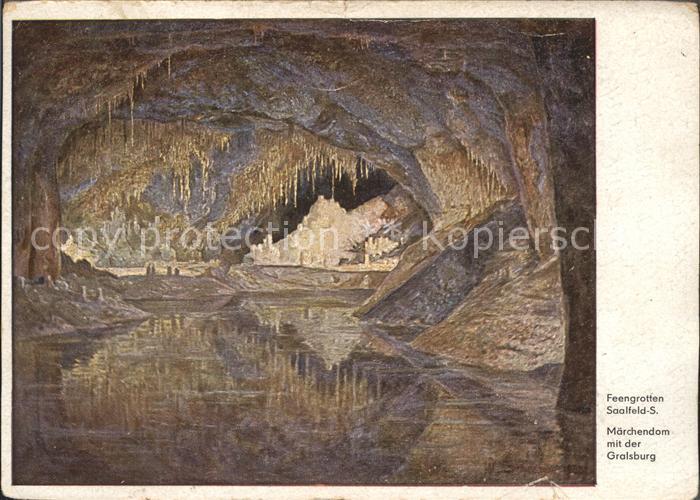 Hoehlen Caves Grottes Feengrotten Saalfeld Märchendom Gralsbu