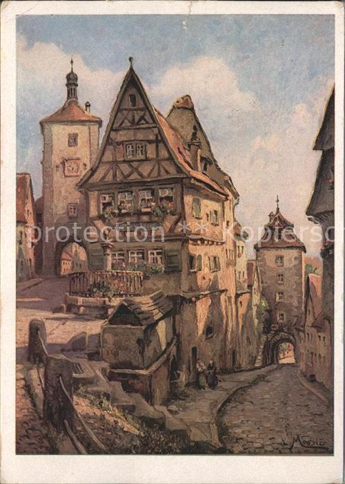 Moessler L. Rothenburg ob der Tauber Ploenlein