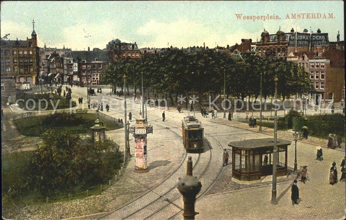Strassenbahn Weesperplein Amsterdam
