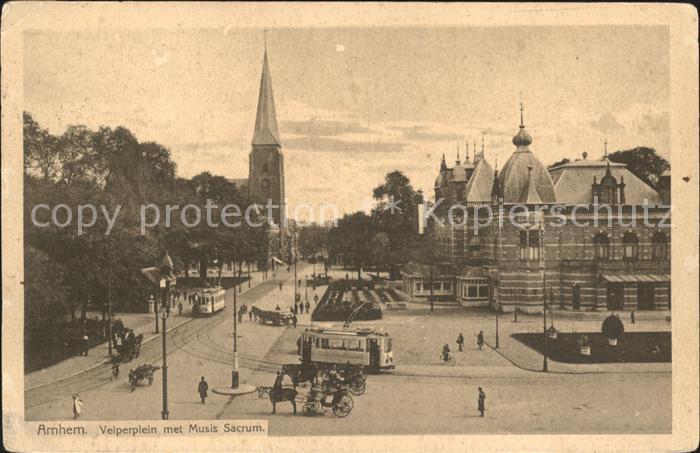 Strassenbahn Arnhem Velperplein Musis Sacrum