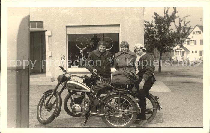 Motorrad Frauen Mann Foto