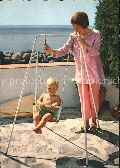 Adel Niederlande Prinzessin Beatrix Prinz Willem-Alexander Schaukel Porto Ercole