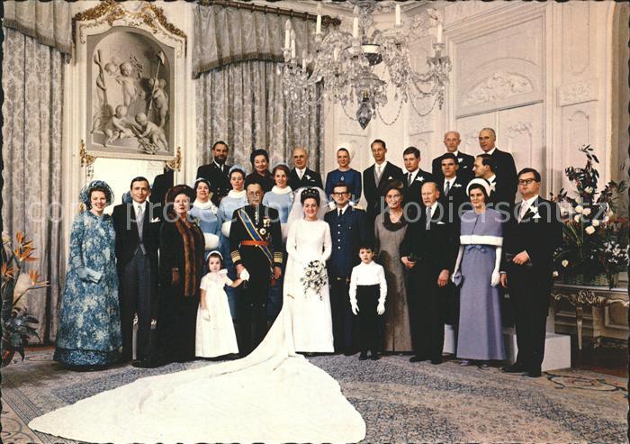 Adel Niederlande Hochzeit Prinzessin Margriet Pieter van Vollenhoven Gruppenfoto