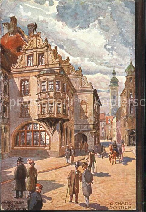 Wagner Richard Kuenstler Muenchen Koenigliches Hofbraeuhaus Jubel-Gautag