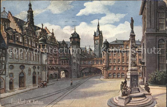 Verlag WIRO Wiedemann Nr. 2095 B Frankfurt am Main Rathaus
