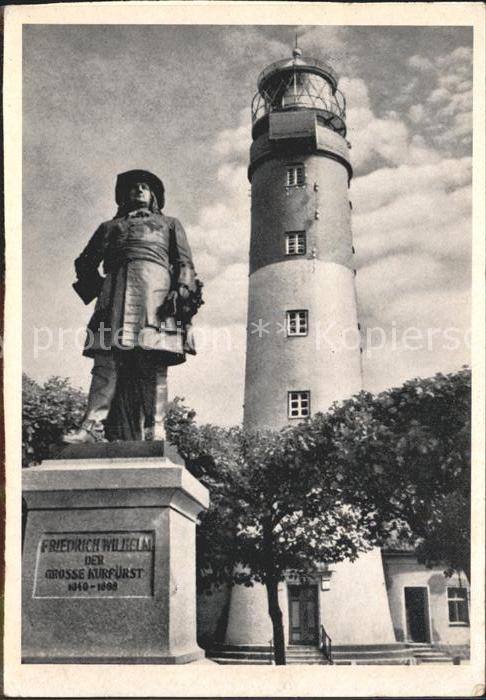 Leuchtturm Lighthouse Denkmal Kurfuerst Friedrich Wilhelm Pillau