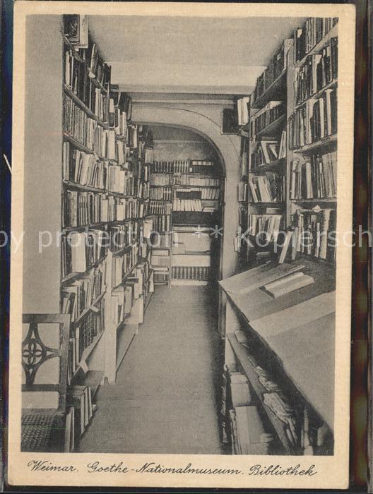Bibliothek Library Weimar Goethe-Nationalmuseum