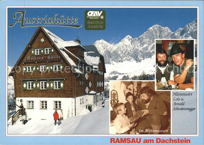 Ramsau Dachstein Steiermark Austriahuette Alpinmuseum Wintersportplatz