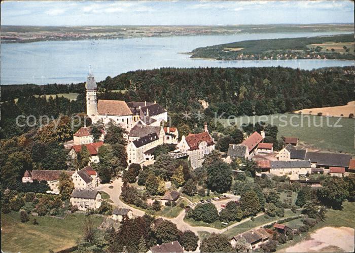 Ammersee Kloster Andechs Fliegeraufnahme