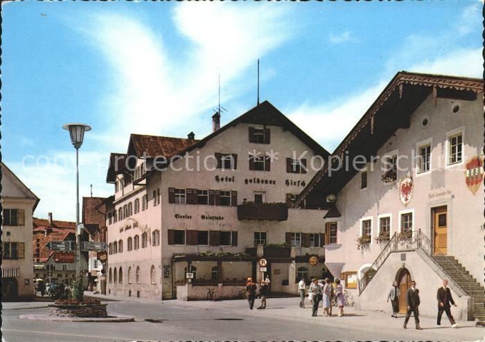 Reutte Tirol Ortspartie Hotel Goldener Hirsch Gemeindeamt