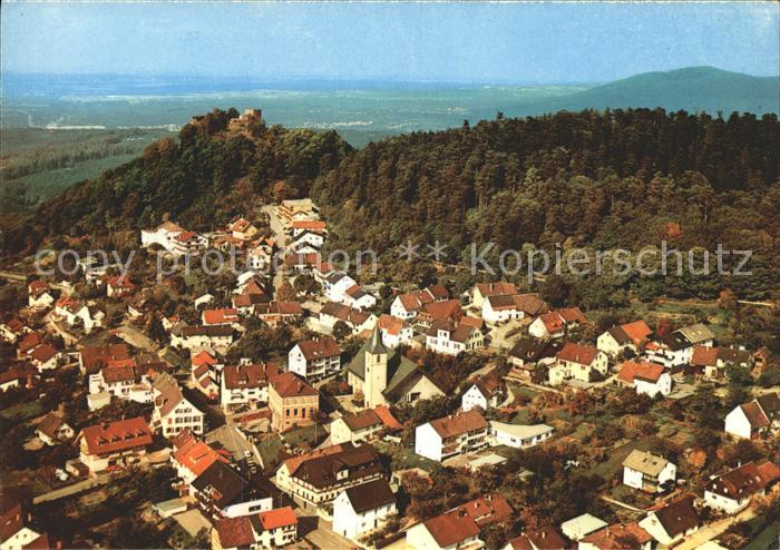 Ebersteinburg Blick zur Burgruine Alt Eberstein Fliegeraufnahme