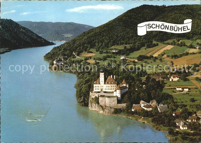 Schoenbuehel-Aggsbach Schloss Donau Fliegeraufnahme