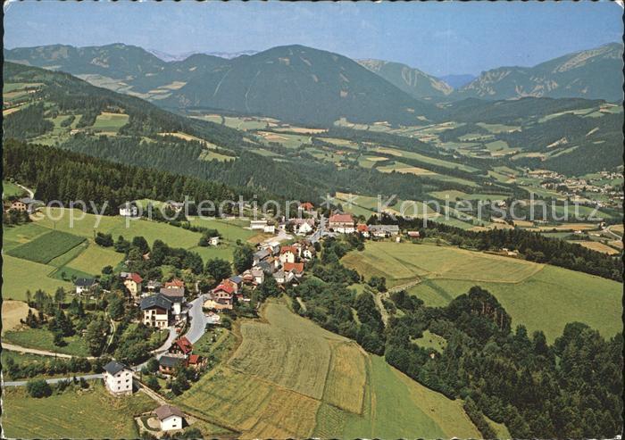 St Corona Wechsel gegen Sonnwendstein Wallfahrtsort Fliegeraufnahme