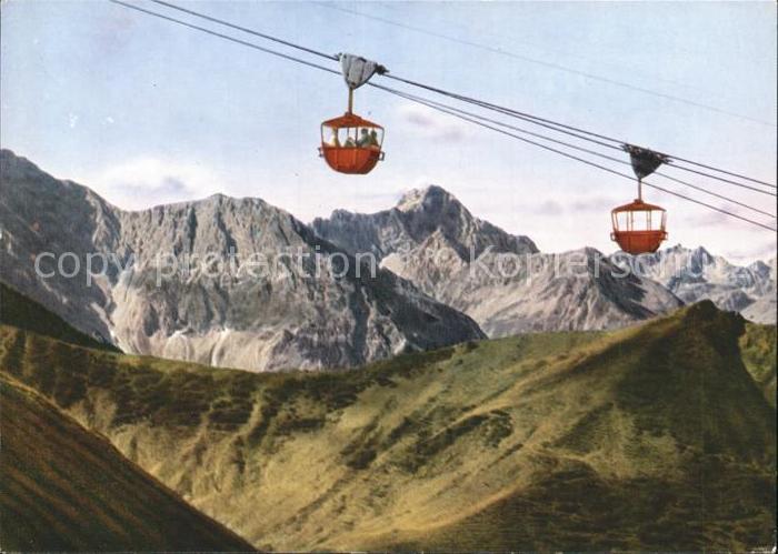 Riezlern Kleinwalsertal Vorarlberg Kanzelwandbahn Bergbahn mit Widderstein Allga