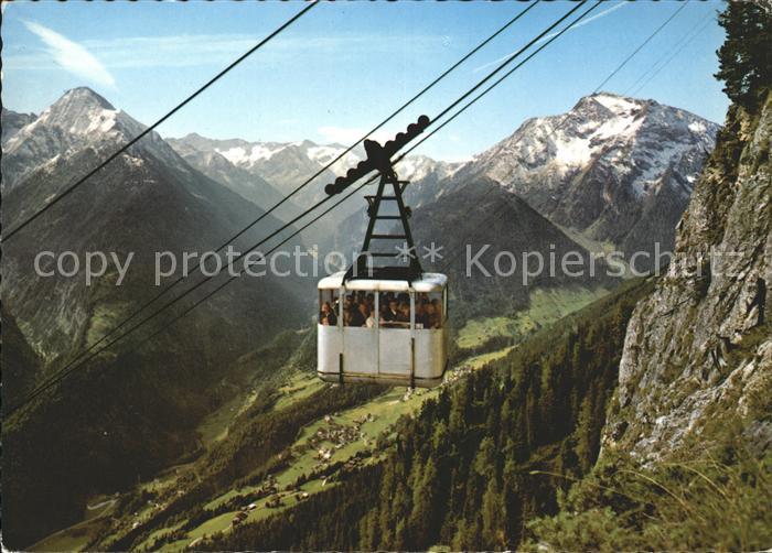 Mayrhofen Zillertal Penkenbahn Luftseilbahn Tristner Gruenberg Finkenberg Alpenp
