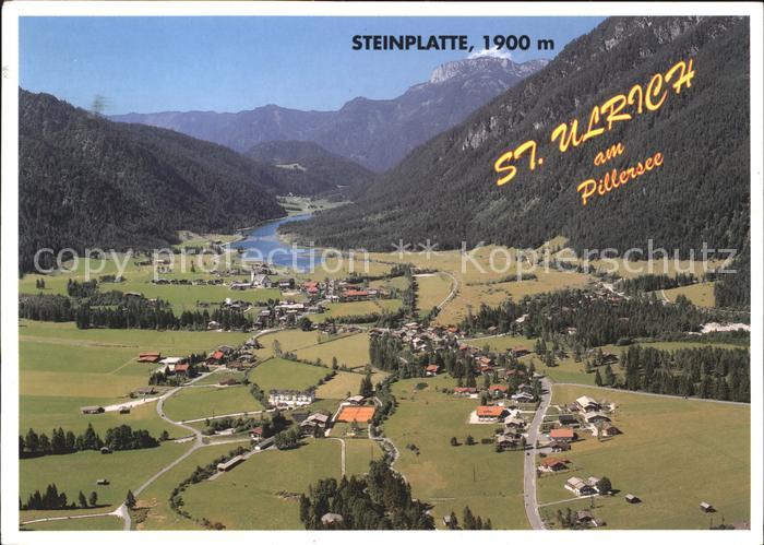 St Ulrich Pillersee Fliegeraufnahme Alpenpanorama