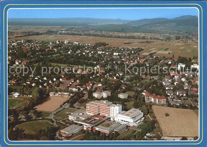 Bad Krozingen Thermalkurort Rehaklinik Fliegeraufnahme
